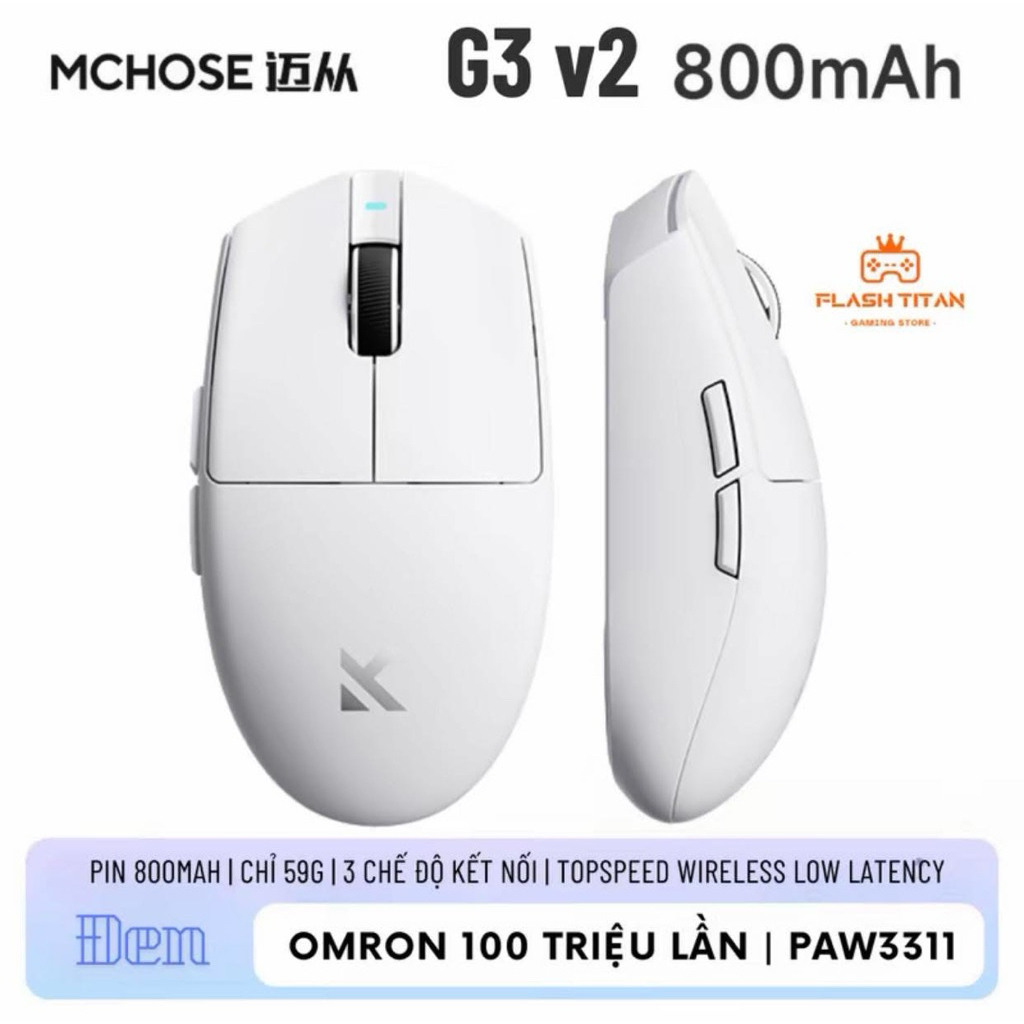 [2ND ĐẸP] MCHOSE G3 800mAh