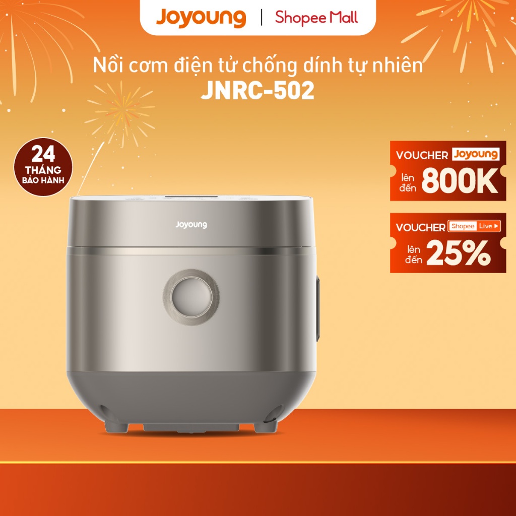 [Livestream] Nồi cơm điện tử 1.8L Joyoung JNRC-502 | Chống dính tự nhiên | Công suất 860W