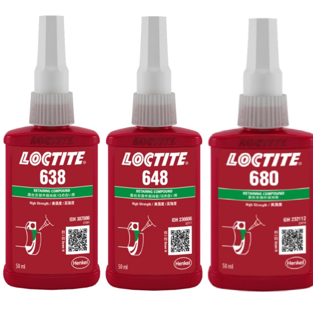 So sánh Keo Chống Xoay Loctite 680, Loctite 648 và Loctite 638