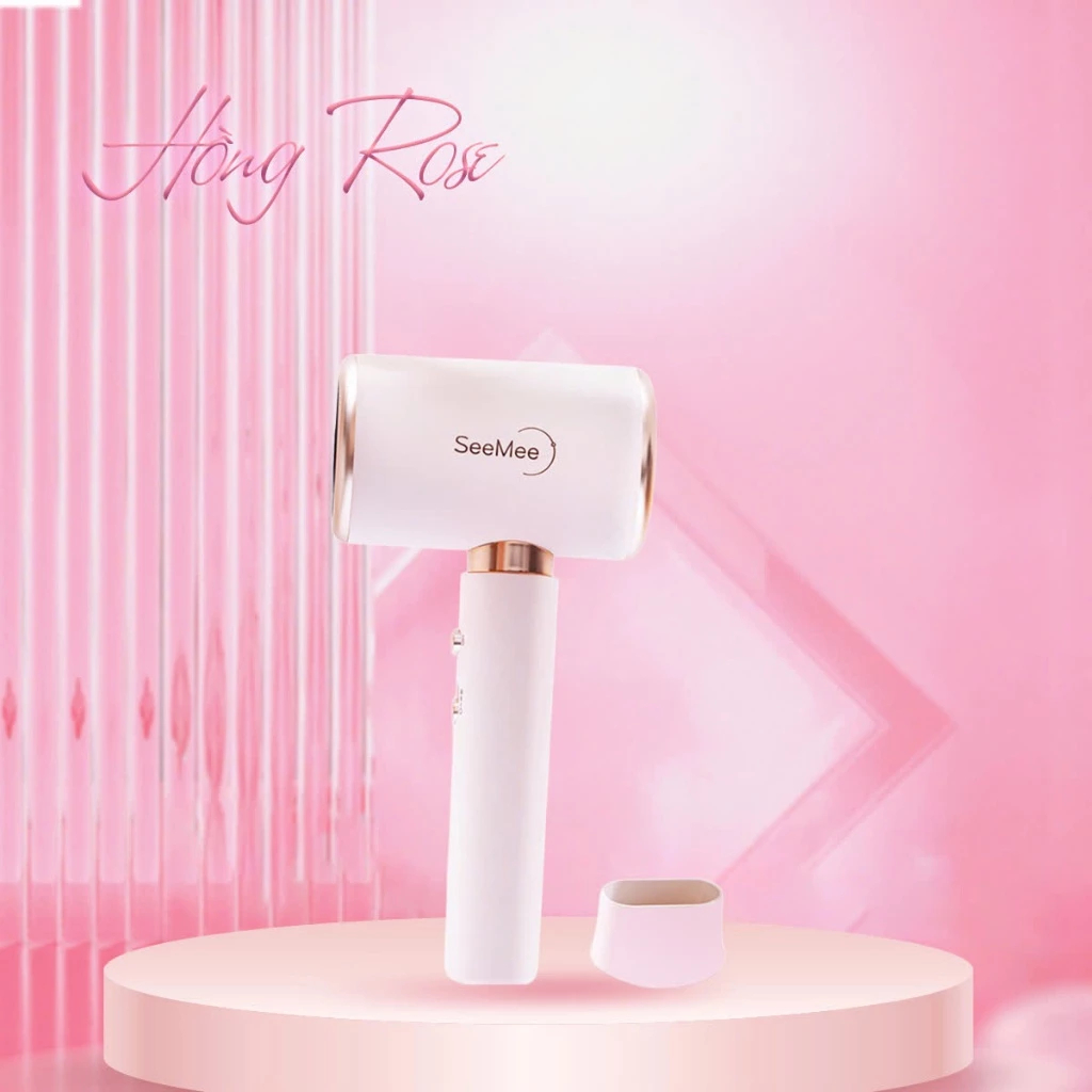 Máy sấy tóc nóng lạnh công suất cao SeeMee 1800W, sấy khô nhanh, bảo vệ tóc bóng mượt