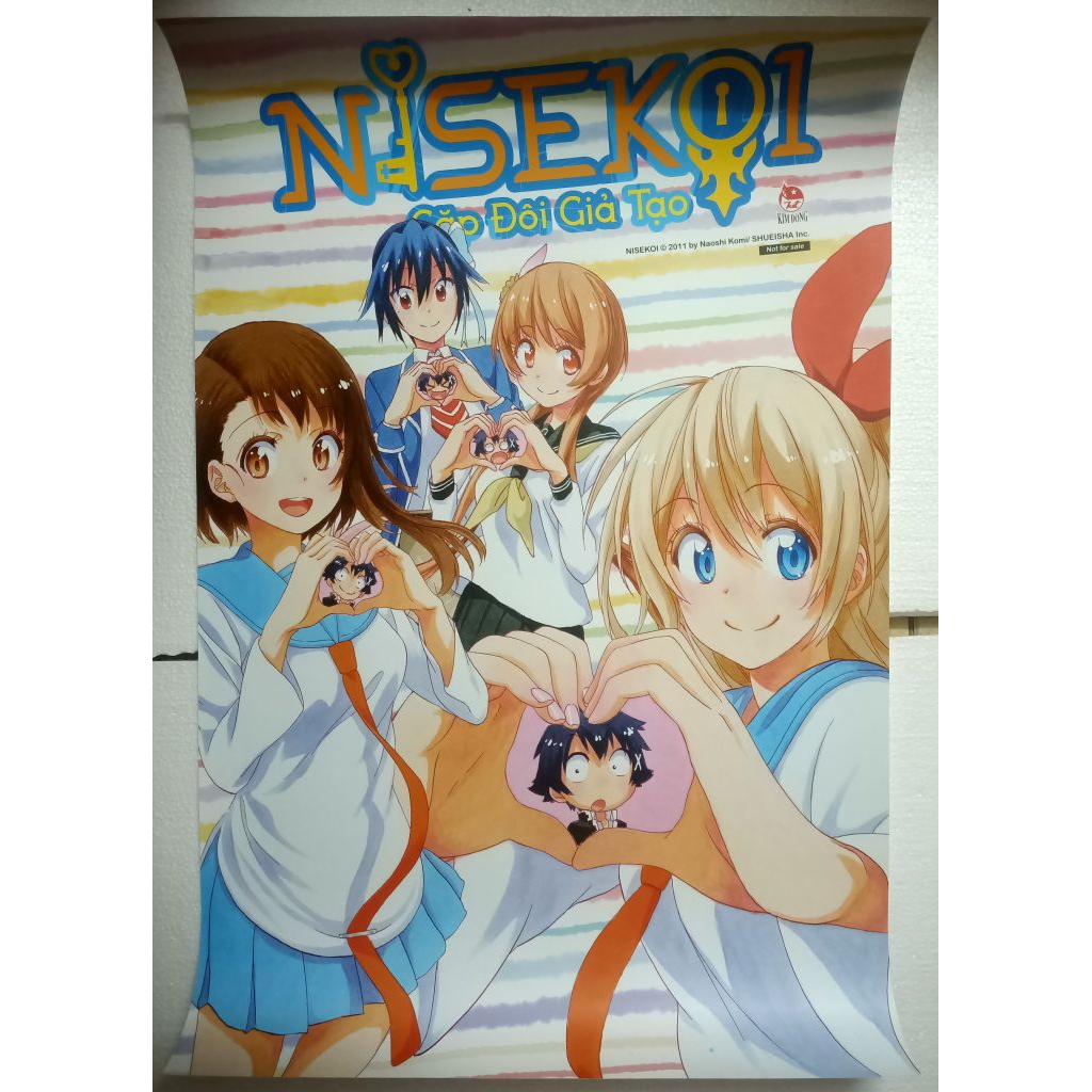 Poster Nisekoi - Cặp đôi giả tạo (nxb KD)