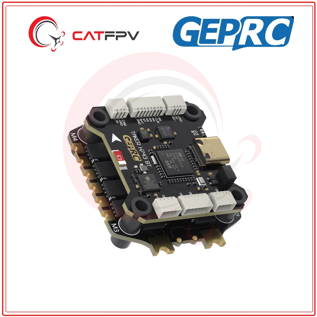 Tháp mạch GEPRC TAKER H743 BT 32Bit 65A Stack
