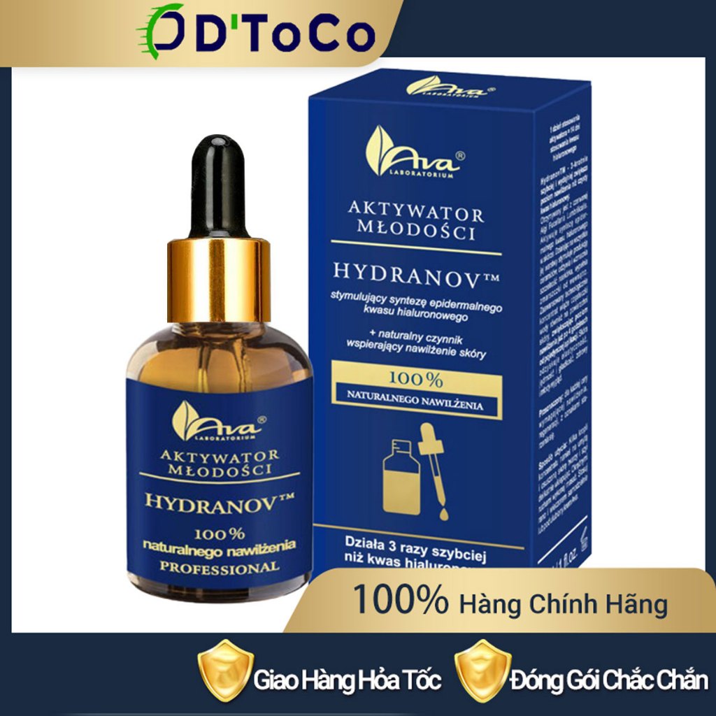 Serum Ava Hydranov Cấp Ẩm Cho Da Căng Bóng
