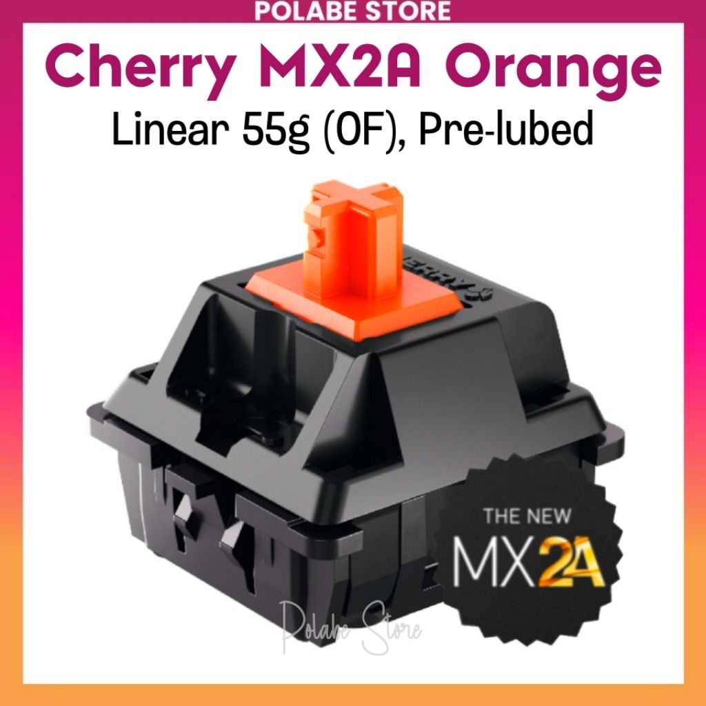 Cherry MX2A Orange EQUALZ C3 Tangerine Linear Switch V2 Công Tắc Bàn Phím Cơ - Polabe Store