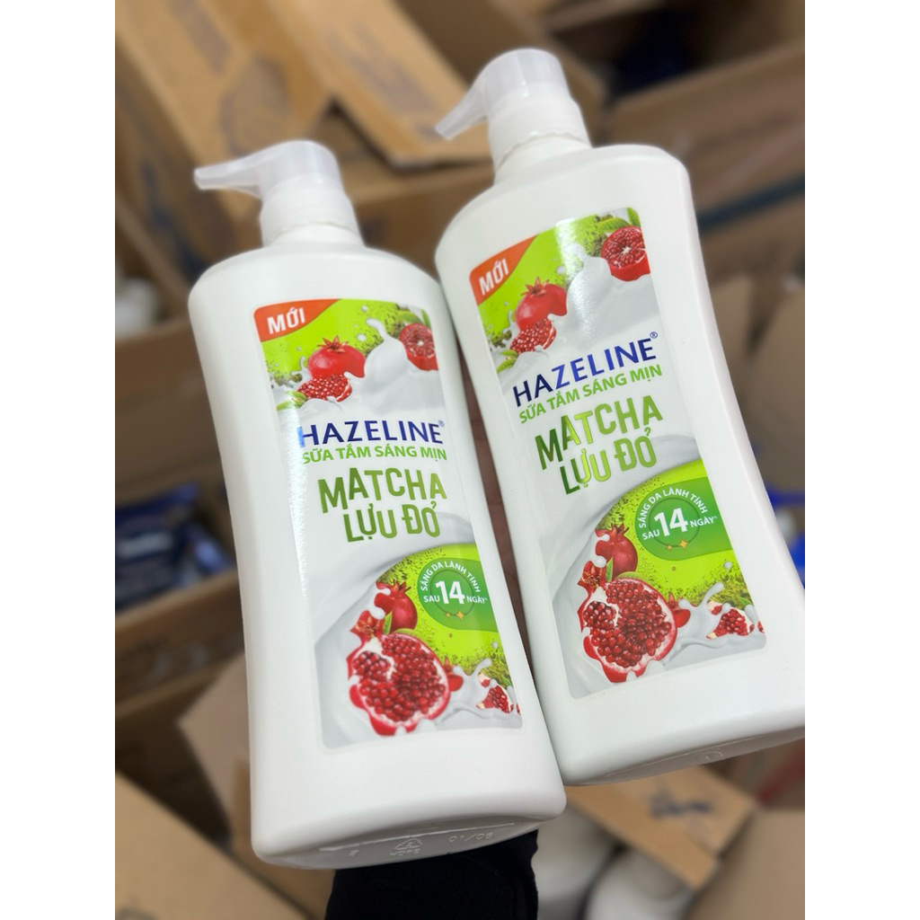 Sữa Tắm Hazeline Matcha Lựu Đỏ 800g