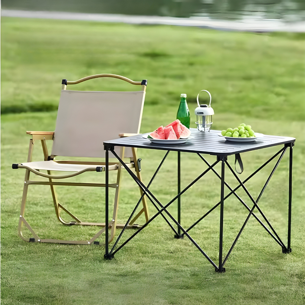 ZIYOUHIKE Bàn Dã Ngoại Chất liệu Hợp Kim Nhôm, Gấp Gọn Tiện Lợi, Kích Thước 70*70*60cm