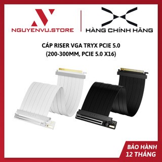 Cáp Riser VGA TRYX PCIe 5.0 x16, kích thước 200-300mm - Hàng chính hãng