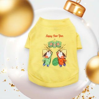 Áo thun Tết cho thú cưng