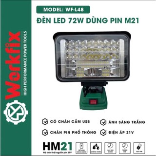 Đèn Led hiệu Workfix - Hanko siêu sáng, dùng chân pin phổ thông các loại.