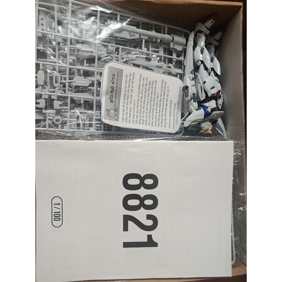 Daban 8821 Gundam F91 ver MB 2nd full box sách