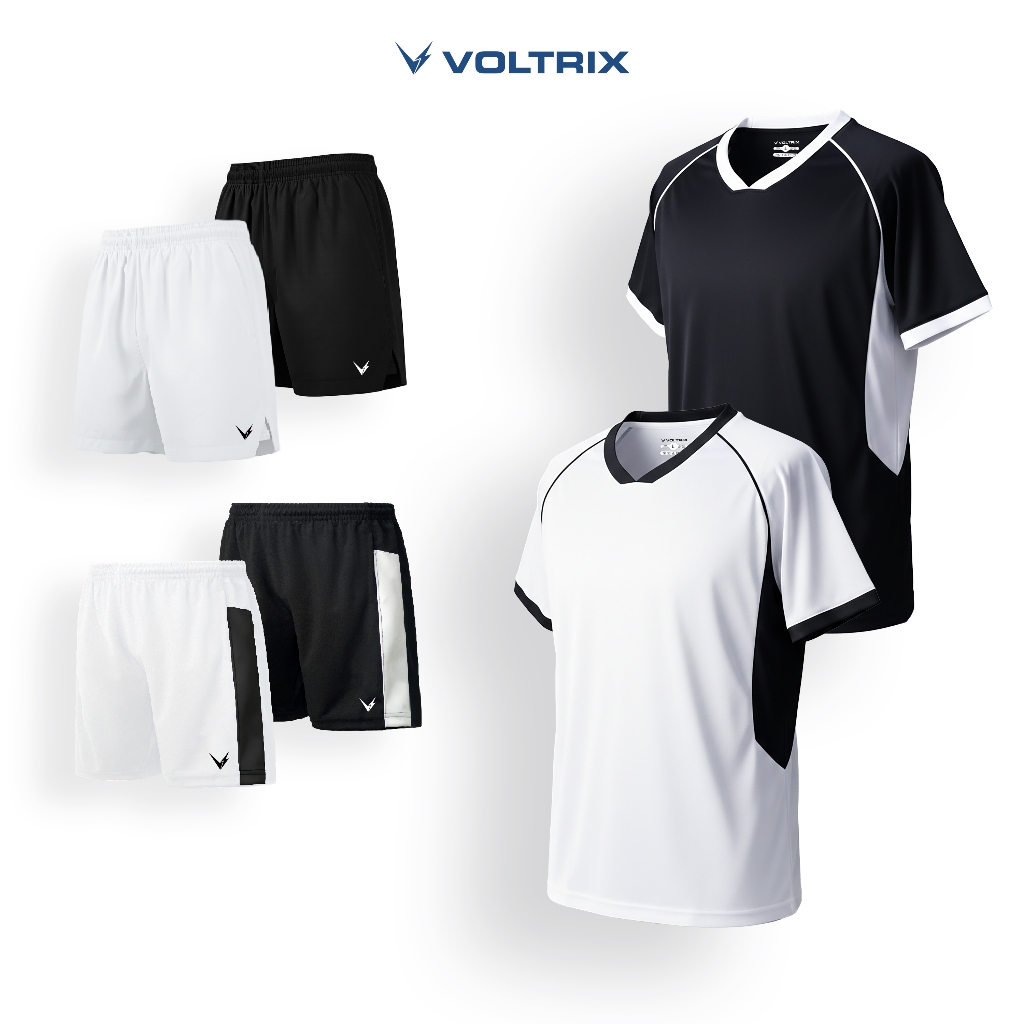 Áo Cầu Lông Nam, Áo Pickleball Nam Vài Thun Thẻ Thao Nhẹ Mát. Áo Quần Cầu Lông Pickleball VOLT P06