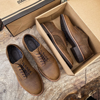 [GIÀY DERBY] Steed Logan Derby da bò sáp ngựa điên cao cấp