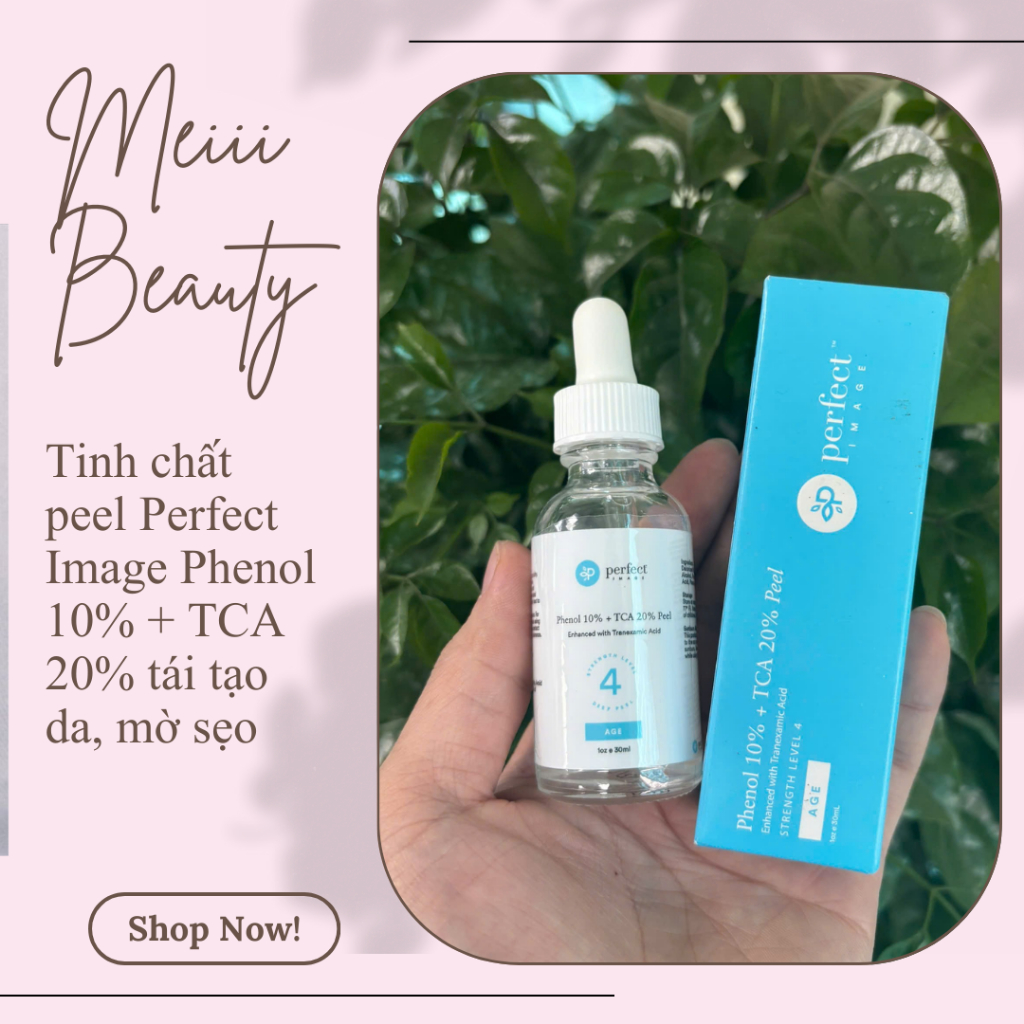 (Công ty) Tinh chất peel Perfect Image Phenol 10% + TCA 20% tái tạo da, mờ sẹo