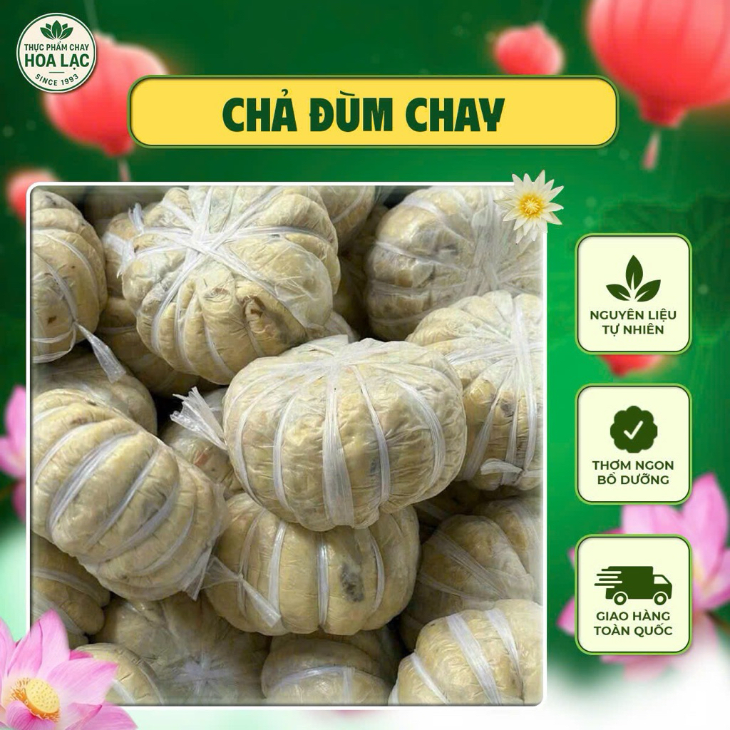 Chả đùm ôm chân nấm chay 500gr ( chỉ giao khu vực Tphcm)
