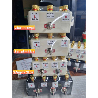 BỘ CHIA LOA  2 AMPLY 2 CẶP LOA - 1 Ampli 2 cặp loa - 2Ampli 1 cặp Loa...