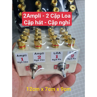 BỘ CHIA LOA  2 AMPLY 2 CẶP LOA - 1 Ampli 2 cặp loa - 2Ampli 1 cặp Loa...