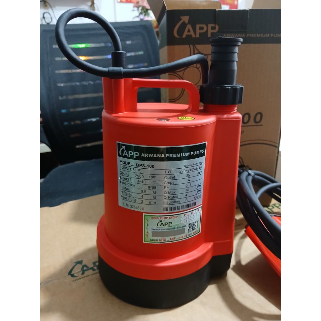 Máy Bơm Chìm APP-BPS 100 ( Chính Hãng )