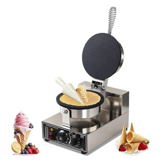 Máy làm bánh ốc quế công nghiệp, máy làm vỏ kem ốc quế 1200W [[BH 12 Thangs]