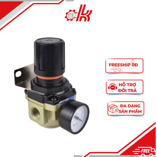 Van giảm áp khí nén - Van Điều Áp Khí Nén AR Series - Van Chỉnh Áp Hơi Kèm Đồng Hồ