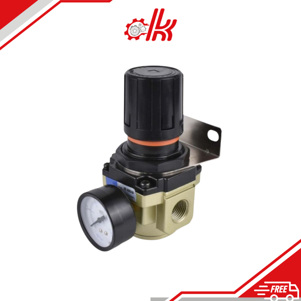 Van giảm áp khí nén - Van Điều Áp Khí Nén AR Series - Van Chỉnh Áp Hơi Kèm Đồng Hồ