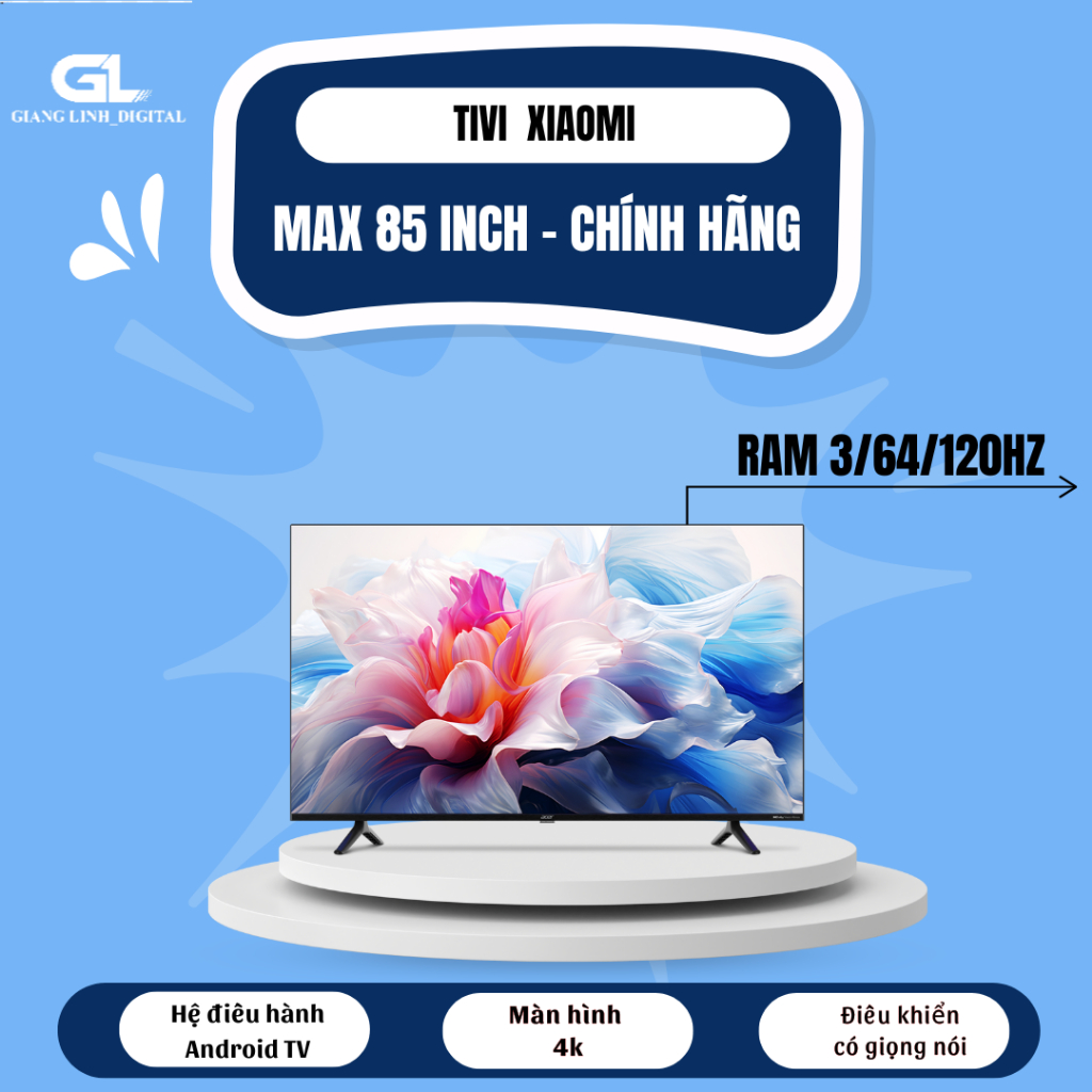 Tivi Xiaomi MAX 85 inch  Google TV   – Bản chính hãng - BH 2 năm