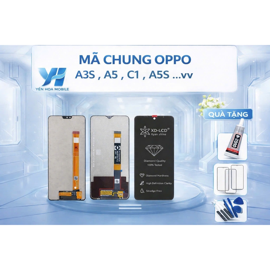 📱Màn Hình OPPO A3S, A5, REALME C1, A5S, A7, A12, REALME 3... Nguyên Bộ Cảm Ứng,Hiển Thị Sắc Nét🎁