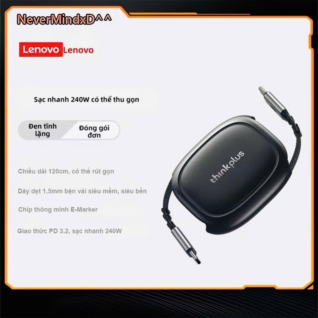 Dây cáp Lenovo C to DC 135W