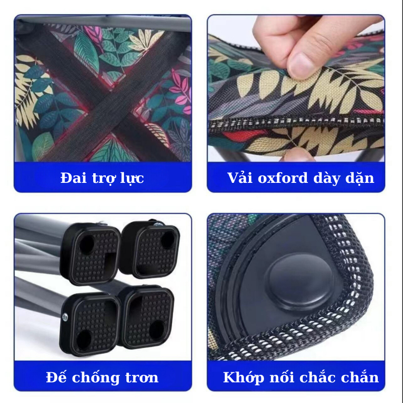 Ghế Camping Ngả Lưng Tmountain Gấp Gọn Thư Giãn Dã Ngoại Du Lịch Cao Cấp Chắc Chắn  | BigBuy360 - bigbuy360.vn