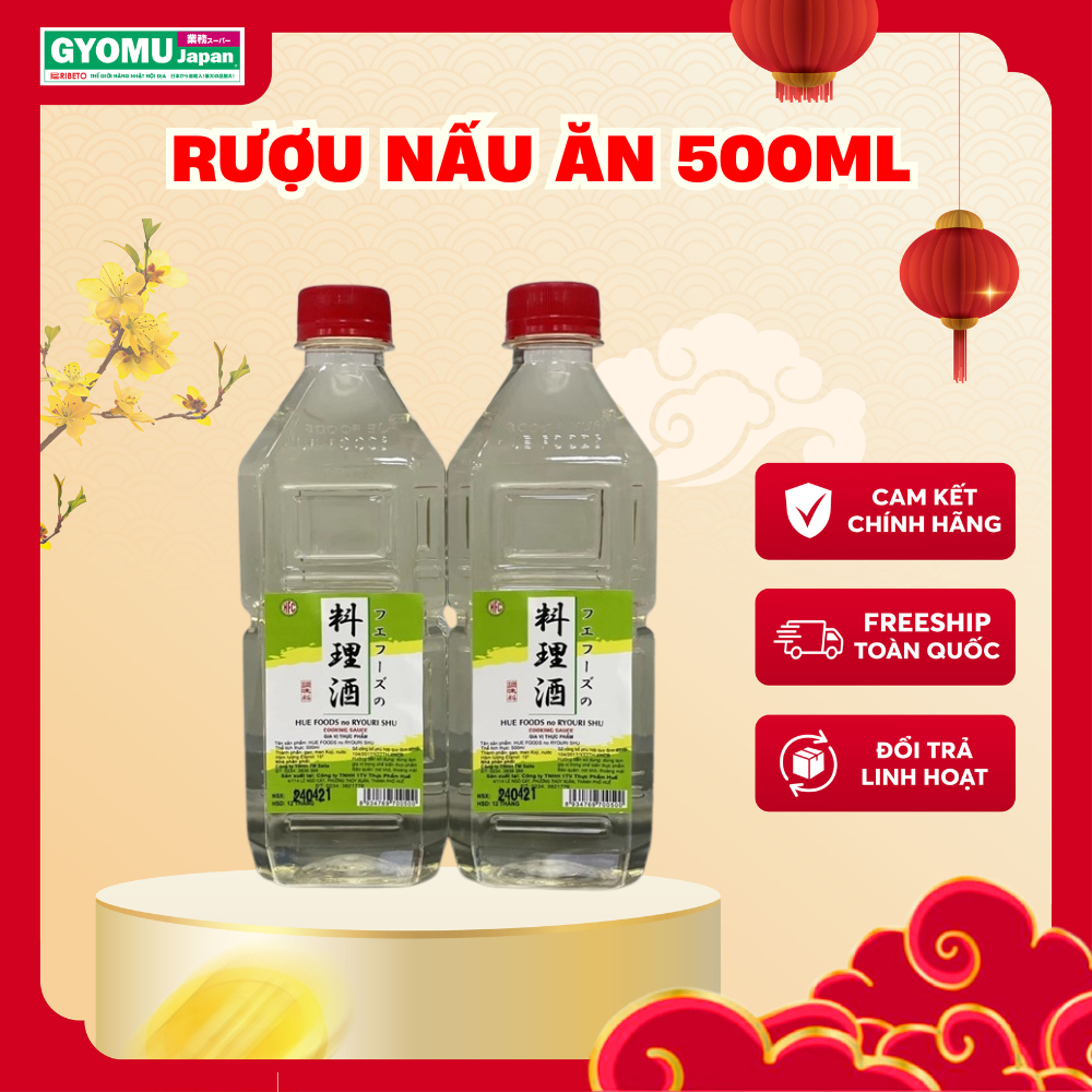 Rượu nấu ăn Ryouri Shu 500ml Nhật Bản - Gyomu Japan