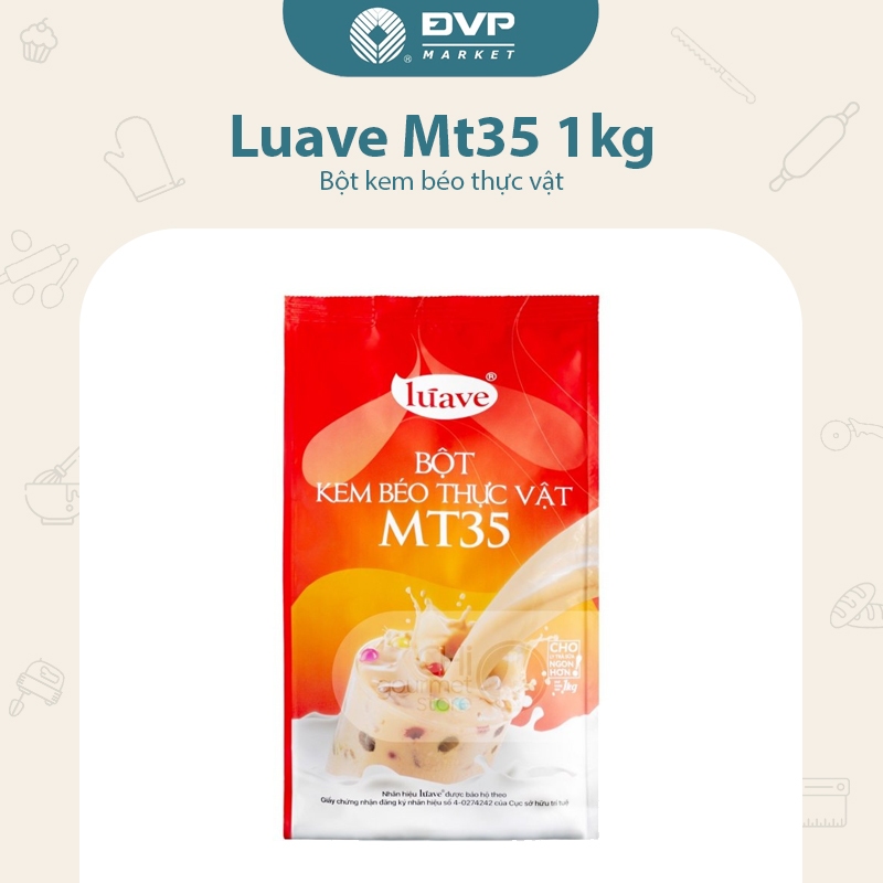 Bột Sữa pha nước uống, trà sữa,..Luave Mt35 (1Kg)