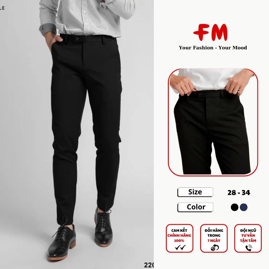 Quần Tây Nam Đứng FMSTYLE Cao Cấp Form Chuẩn Tôn Dáng Dễ Phối Đồ 25050556