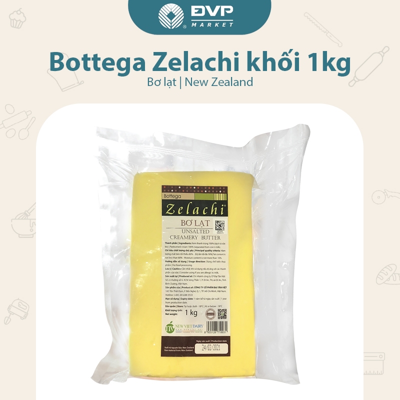 Bơ lạt Bottega Zelachi khối 1kg