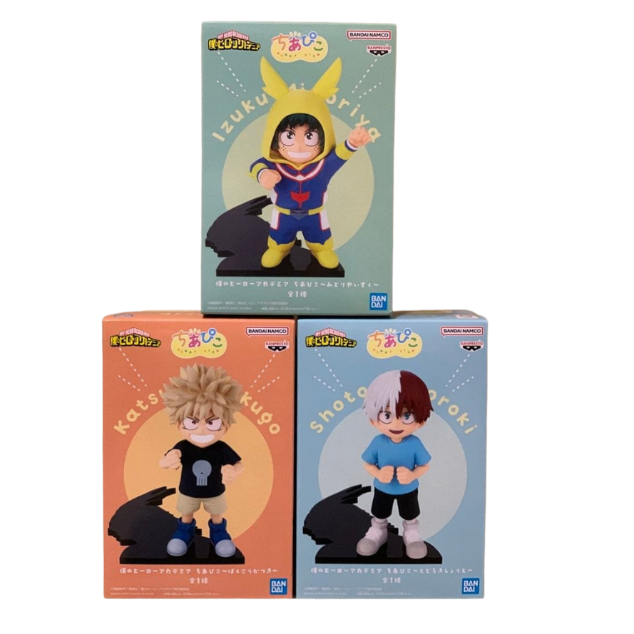 Banpresto My Hero Academia Chiapico Midoriya Izuku Bakugo katsuki Todoroki Shoto Figure Japan Ochako