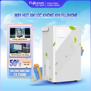 Máy hút ẩm phòng 10-30m2 lọc không khí FUJIHOME nhập khẩu, máy hút ẩm 14L/ngày máy nén Block phòng ngủ phòng khách