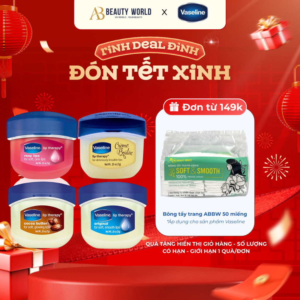 Sáp Dưỡng Môi Vaseline Lip 7g AB Beauty World