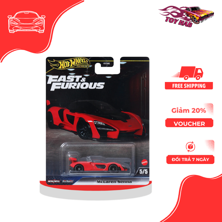 [ Quà tặng ]Hotwheels Premium McLaren Senna| TOY HAB
