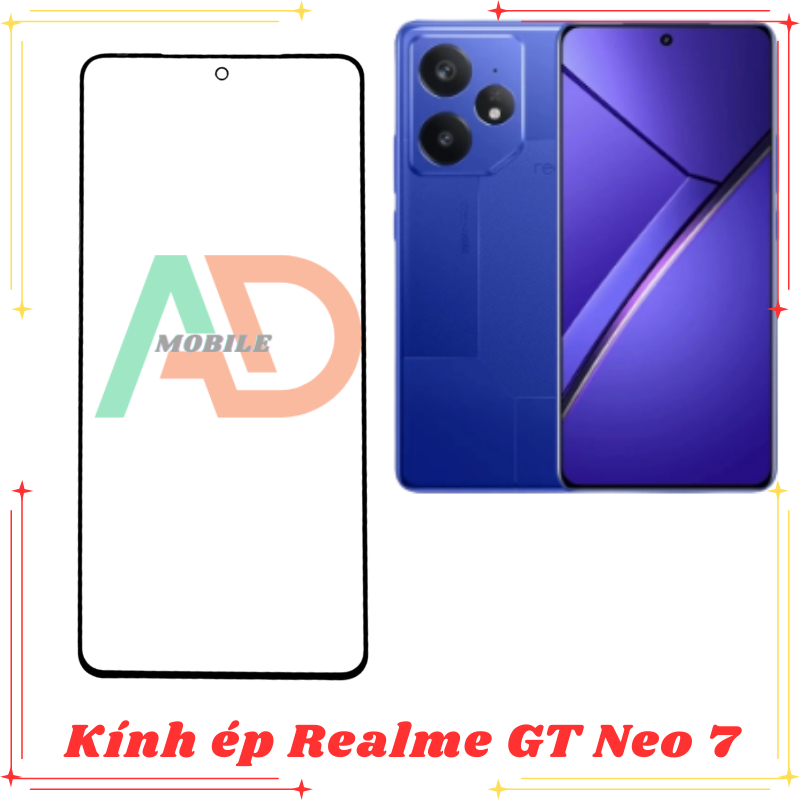 AD mặt kính Realme GT Neo 7, kính dùng ép cho Realme GT Neo 7