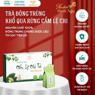 Trà Đông Trùng Khổ Qua Rừng Cẩm Lệ Chi Dr Trung – Hỗ Trợ Ổn Định Đường Huyết, Thanh Lọc Cơ Thể