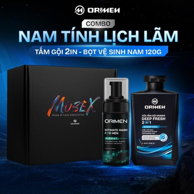Combo Chăm Sóc Toàn Diện Orimen - Bọt Vệ Sinh 120ml & Sữa Tắm Gội 2in1 300g