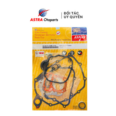 Bộ gioăng máy (Ron) đầy đủ Astra Indonesia cho xe Honda Wave S110 mã H2-061F1-KWB-171C