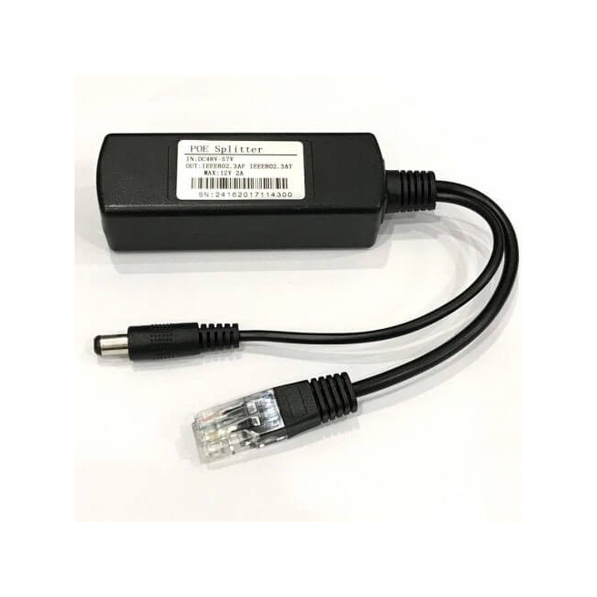 Bộ chuyển đổi Splitter Poe 48v sang 12v cho camera IP không Poe Splitter Poe