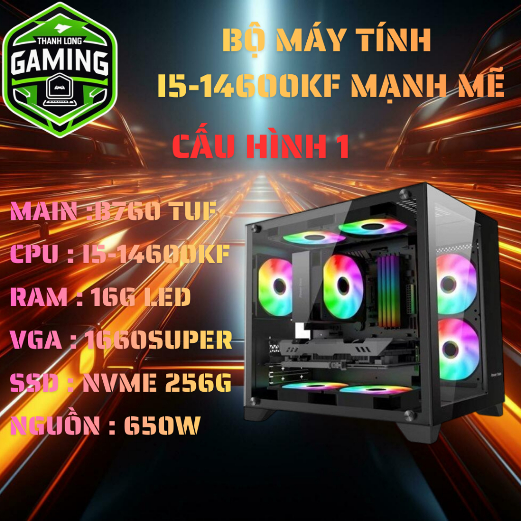 Bộ Máy Tính Intel Core I5-14600KF Mạnh Mẽ