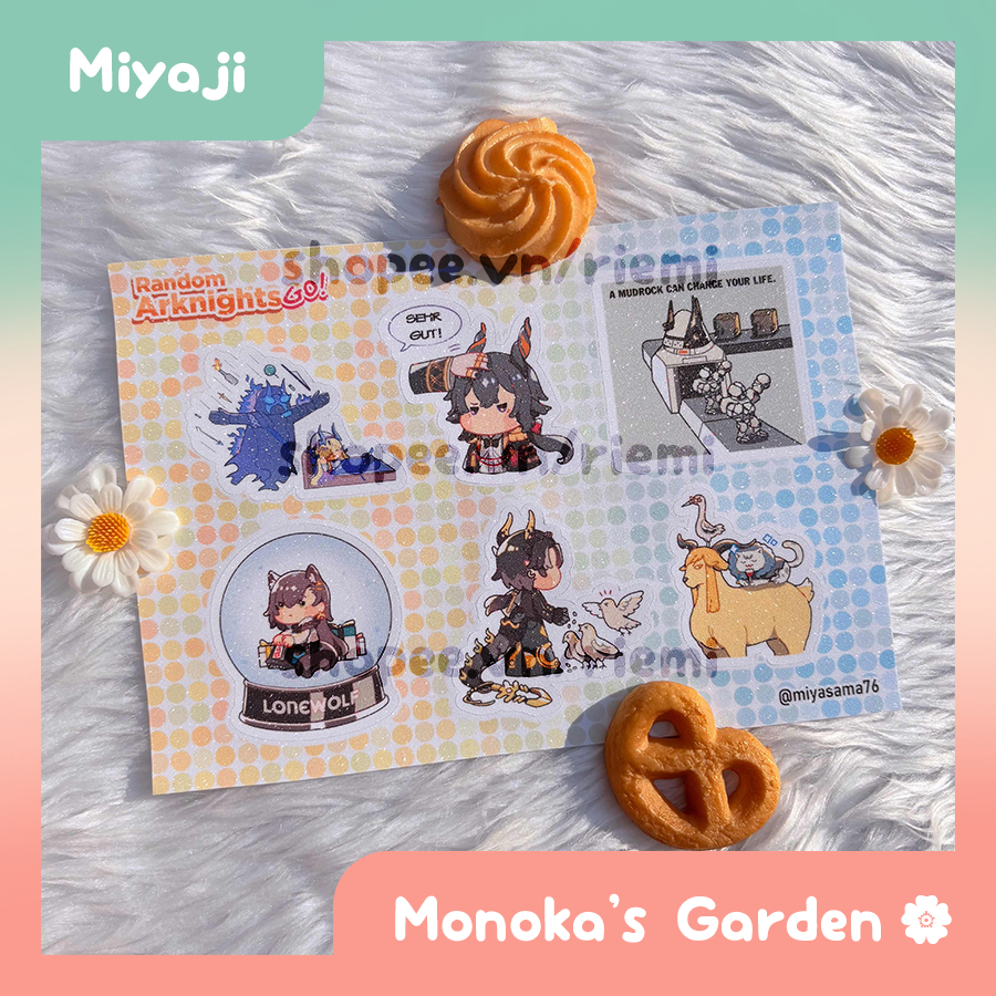 Sticker “Random Arknights GO” artist Miyaji