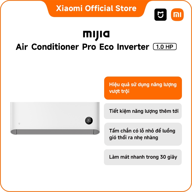 Máy lạnh/Điều hòa Xiaomi Mijia Air Conditioner Pro Eco Inverter 1.0 HP | Bảo hành 3 năm Inverter