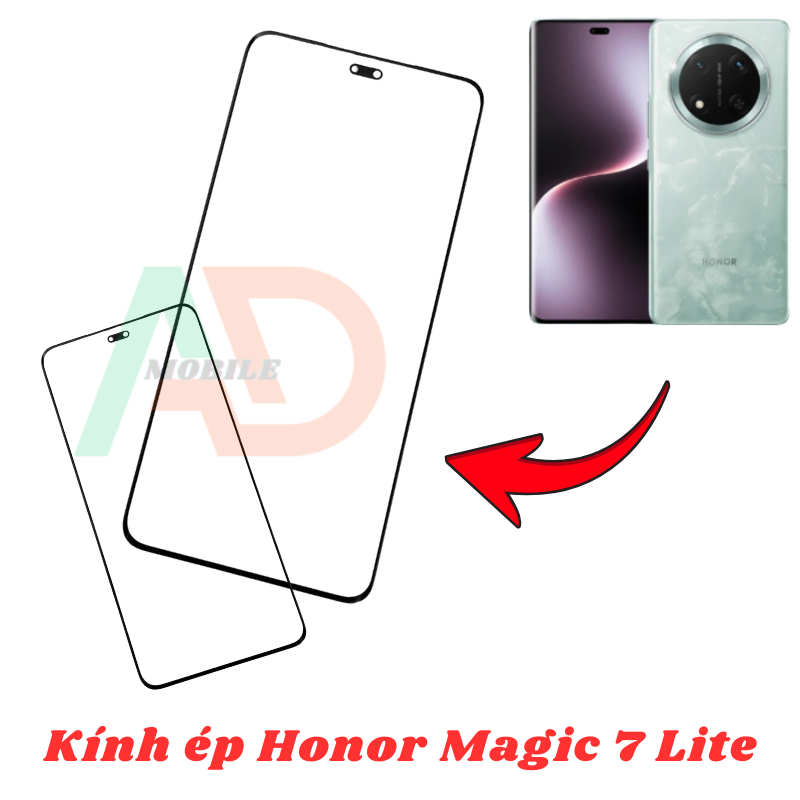 AD mặt kính Honor Magic 7 Lite, kính dùng ép cho Honor Magic 7 Lite