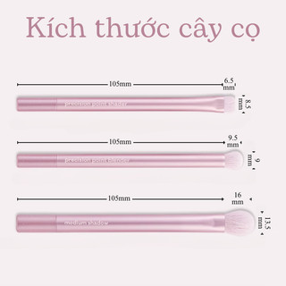 Bộ Cọ Makeup RT Real Techniques RT Real Techniques Daily Eye Essential 0028 Set 3 Cây