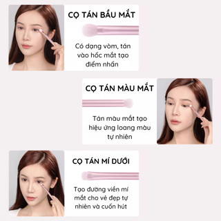 Bộ Cọ Makeup RT Real Techniques RT Real Techniques Daily Eye Essential 0028 Set 3 Cây