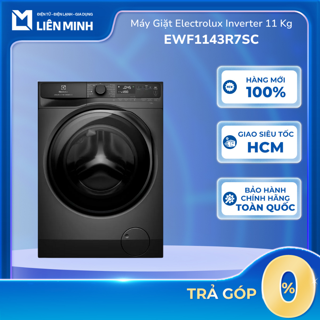 [Shopee - Lắp đặt 0Đ HN HCM] Máy Giặt Electrolux Inverter 11 Kg  EWF1142R9SC / EWF1143R7SC / EWF1143