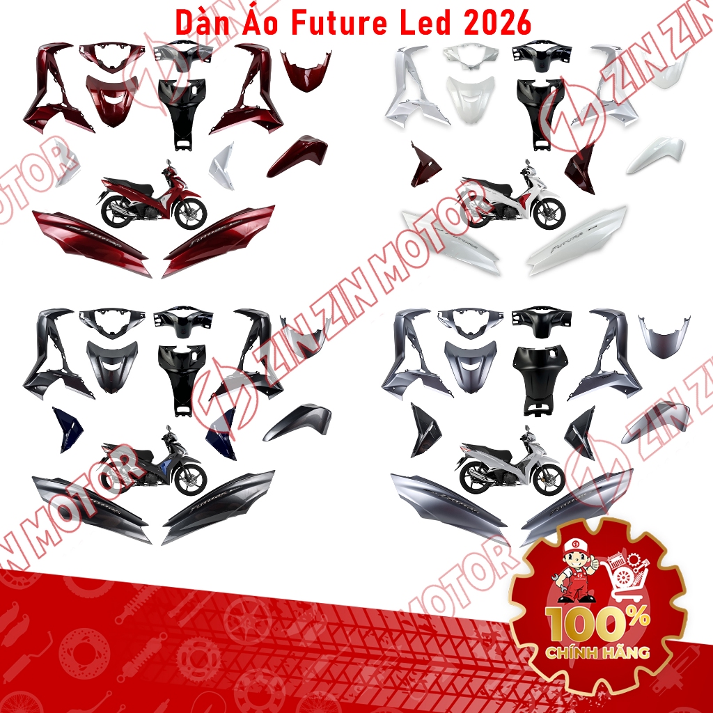 Bộ Dàn Áo Future 125 Fi 2025 2026, Xe Future 125 Led 2025 2026, Fu Led 2025 2026 Chính Hãng