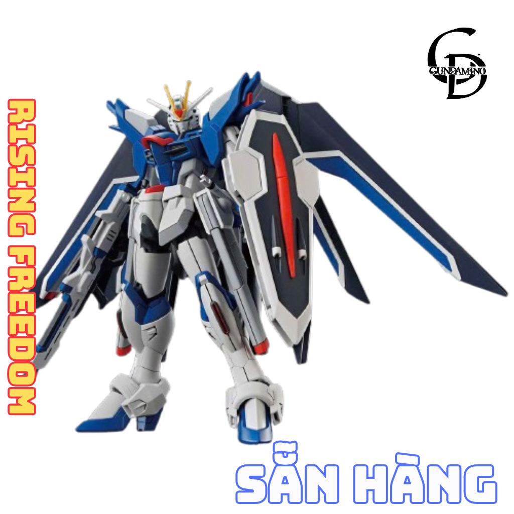 [SẲN HÀNG] Mô hình lắp ráp Gaogao HG Rising Freedom ( Tặng Base Và Decan )